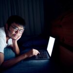 Person unable to relax mentally after late night work